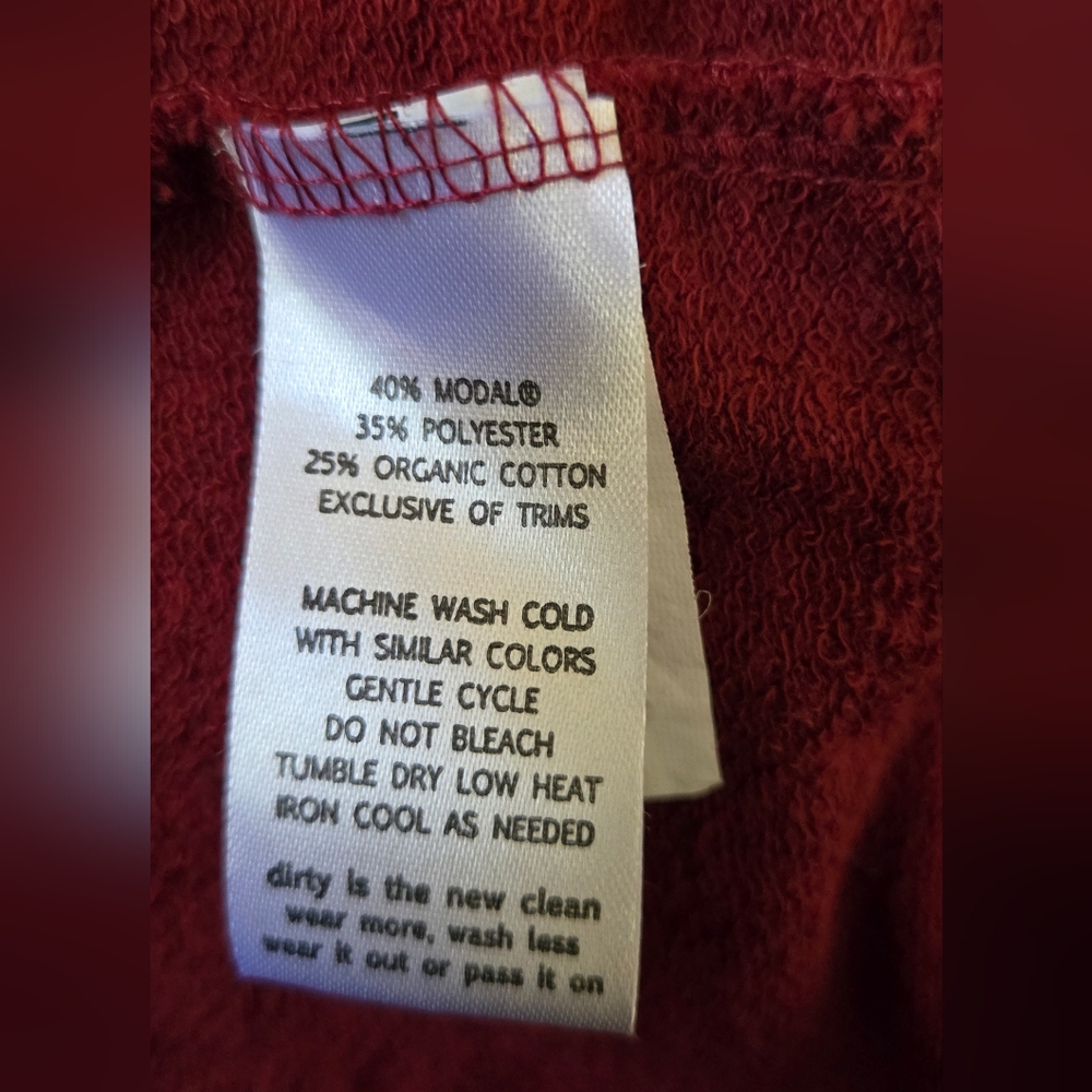 Horny Toad Burgundy Turtleneck Dress SzM - Picture 10 of 10